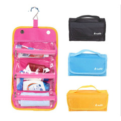 High quality travel hanging foldable ROLL-N-GO Cosmetic Bag